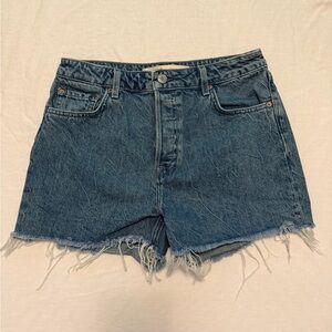 GRLFRND Helena Cut Off Button Fly Shorts size 26